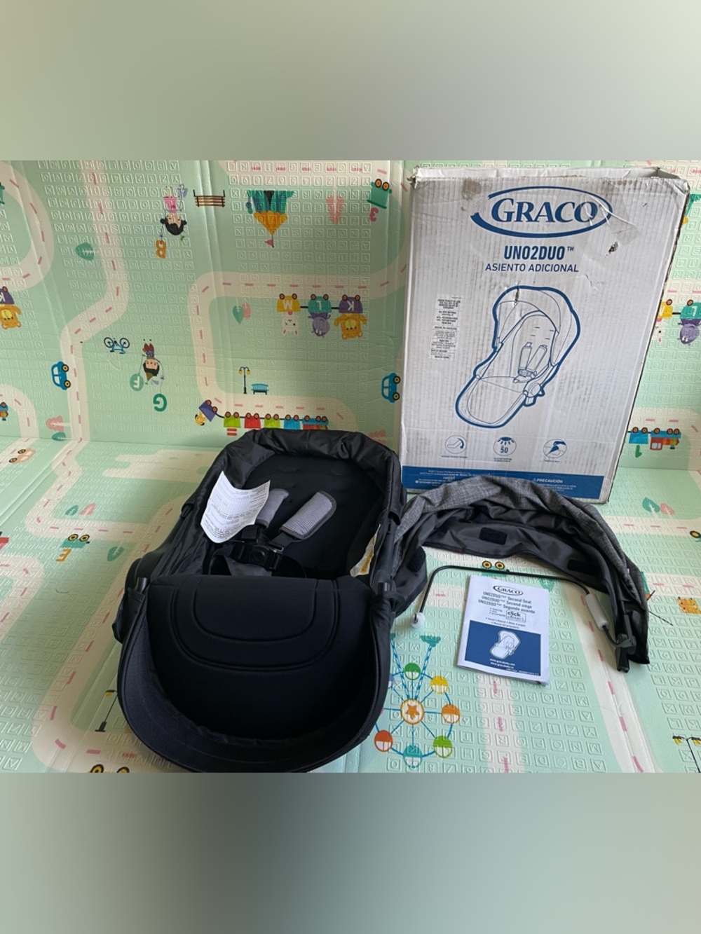 Graco Uno2Duo Stroller Second Seat, Ellington